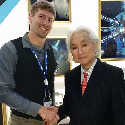 SJBauman with Michio Kaku